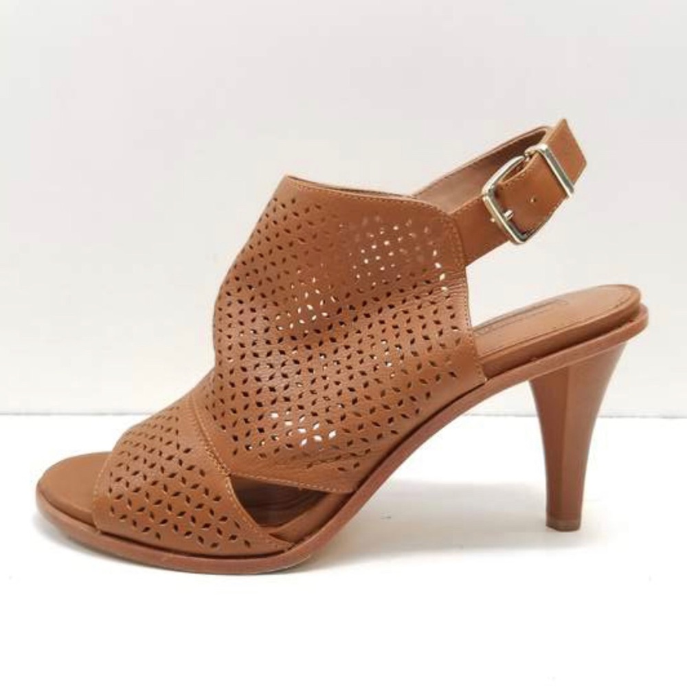 Antonio Melani Carmilia Perforated Leather Heels Size 6